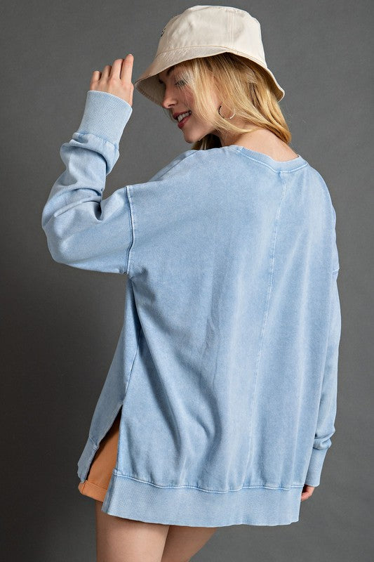 Smiley Face Crewneck Sweatshirt