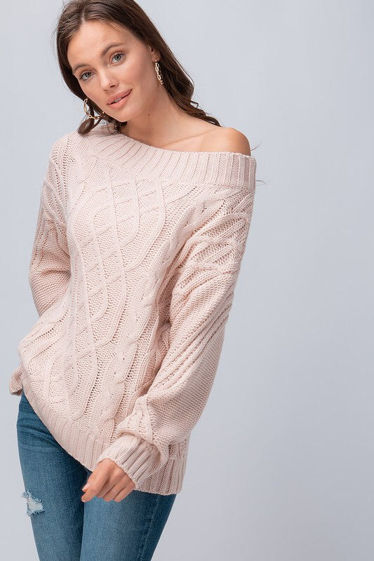 The Cortne Cableknit Sweater
