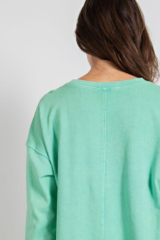 Smiley Face Crewneck Sweatshirt