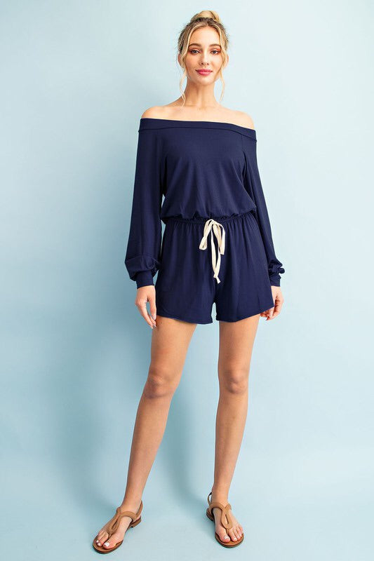 Off the Shoulder Romper